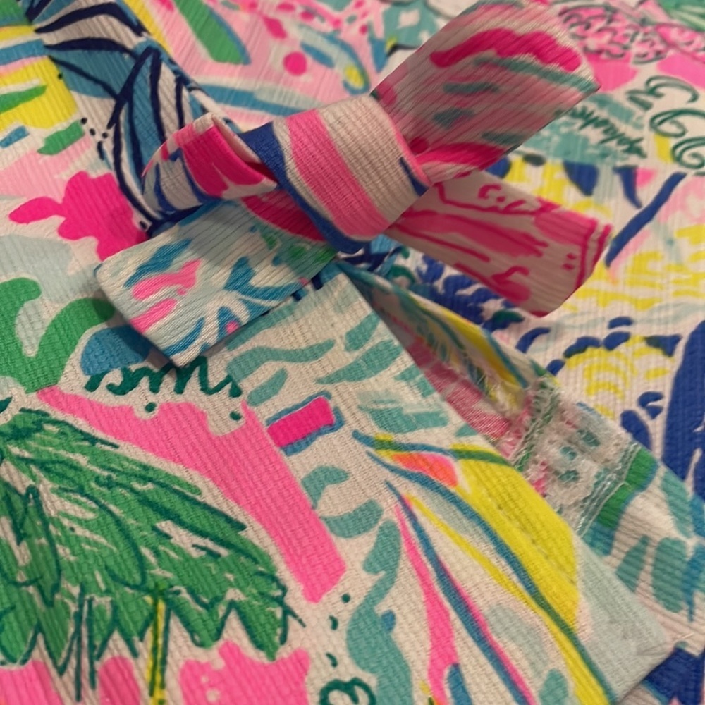 Lilly Pulitzer GIRLS CLASSIC SHIFT DRESS  Multi Pop Up Summer Remix size 7 & 10 - Picture 8 of 11